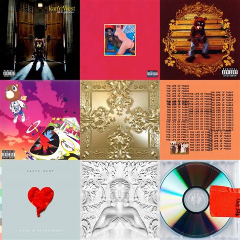 kanye west albums chronological order.